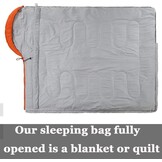 SOULOUT Sleeping Bag 3-4 Season Warm Weather and Winter, Lightweight, Waterproof – Great for Adults & Kids - Excellent Camping Gear Equipment, Traveling, and Outdoor Activities