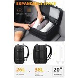 MARK RYDEN Business Rugzak Heren - Waterdicht, Anti-diefstal - 27% Korting