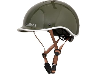 OnBros Fahrradhelm für Herren und Damen - Retro Urban Commuter Helm für Frauen - Verstellbar 56-61CM