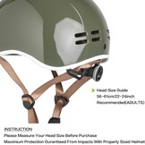 OnBros Fahrradhelm für Herren und Damen - Retro Urban Commuter Helm für Frauen - Verstellbar 56-61CM