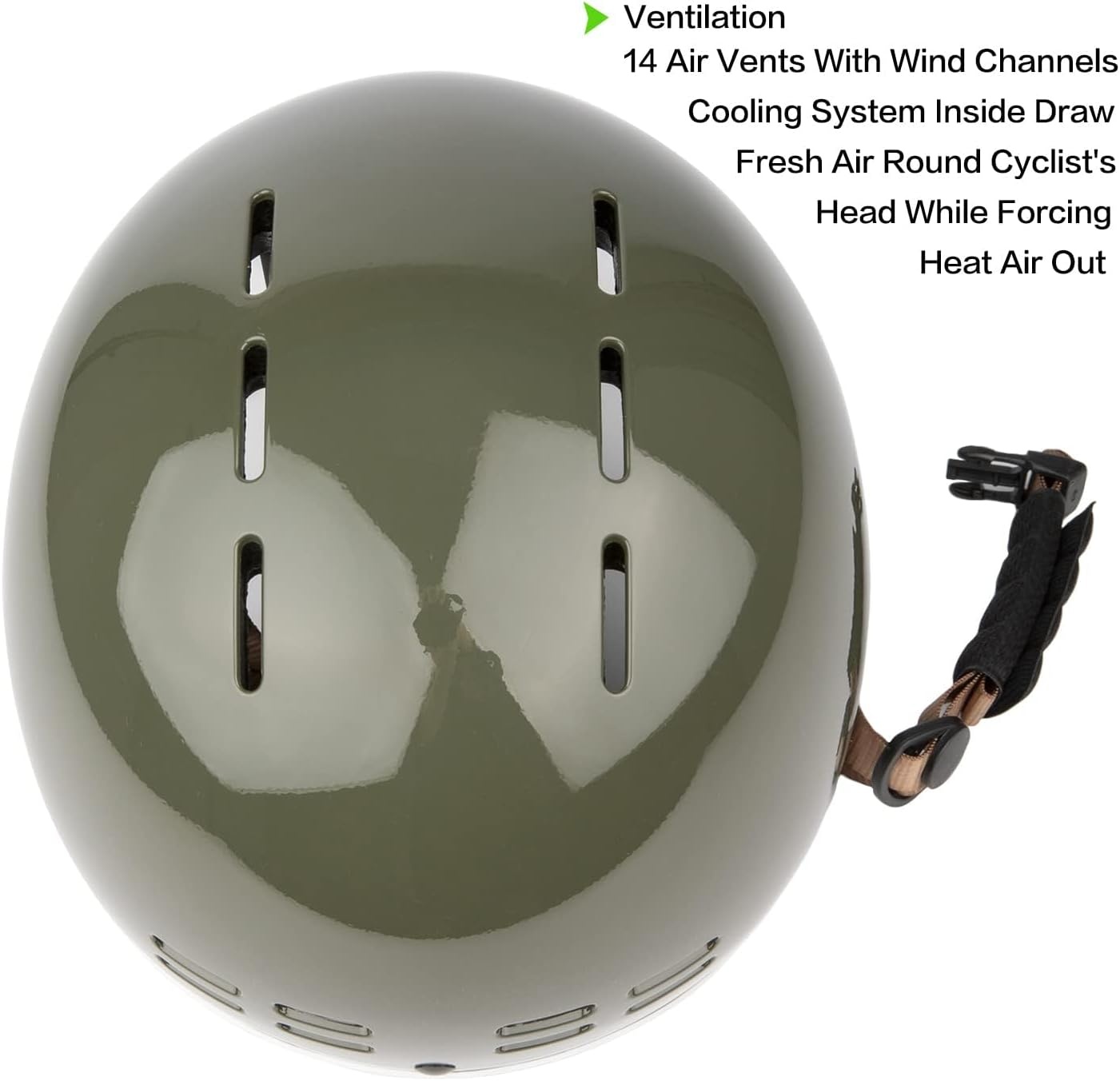 OnBros Fahrradhelm für Herren und Damen - Retro Urban Commuter Helm für Frauen - Verstellbar 56-61CM