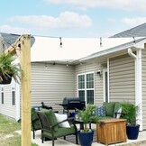 SUNNY GUARD Zonnezeil Zonnescherm Rechthoekig 4x5m HDPE Waterdoorlatend UV-bescherming voor patio,Tuin, Buitenkant, Terras, Kleur beige