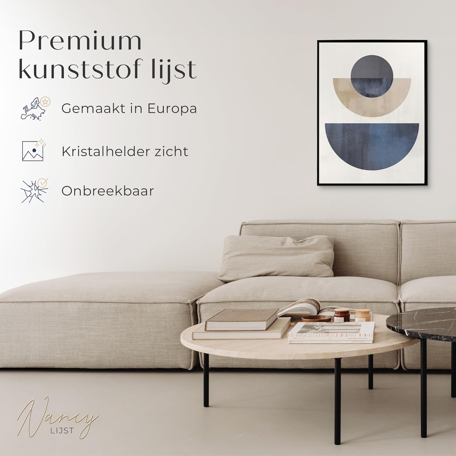 Fotolijst 45x60 cm Zwart - 51% Korting - Breukvast Acrylglas