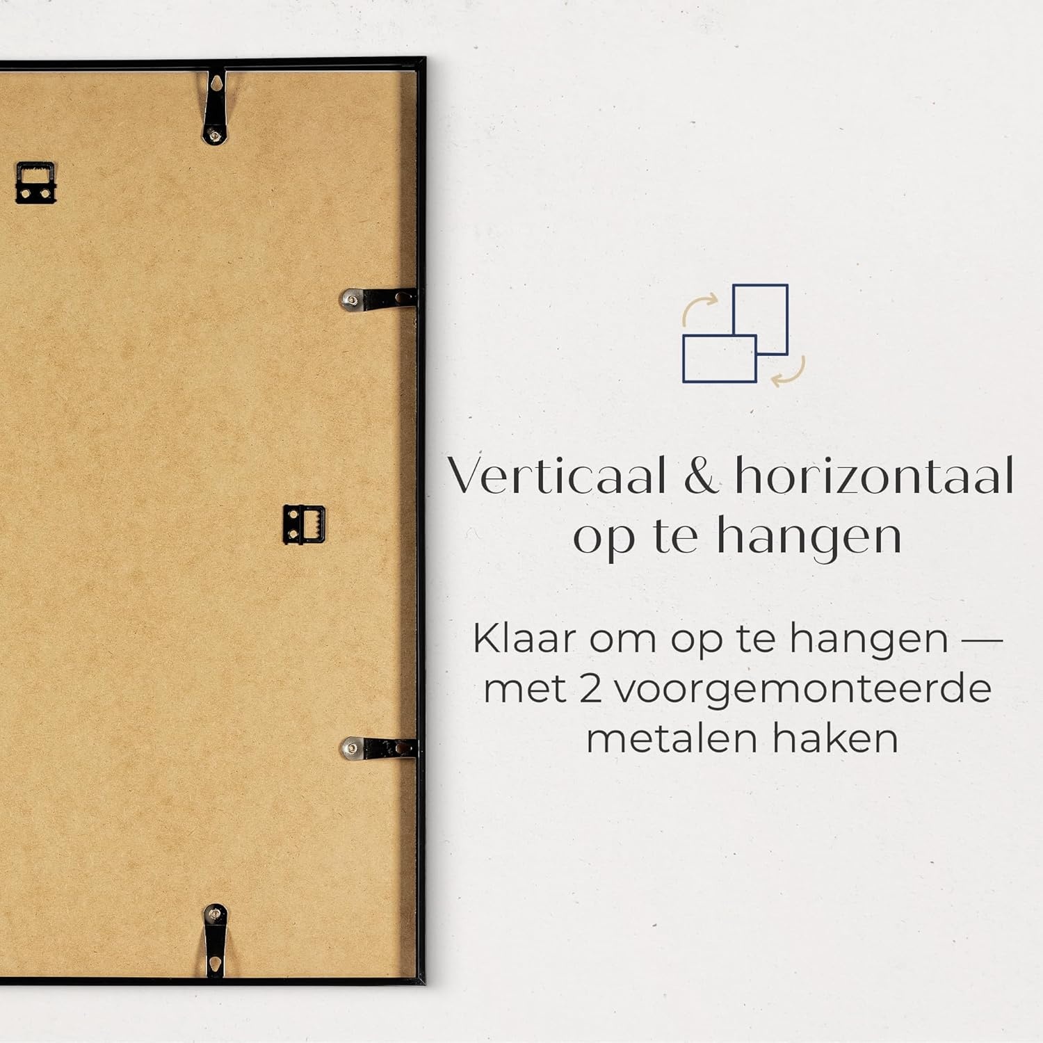 Fotolijst 45x60 cm Zwart - 51% Korting - Breukvast Acrylglas