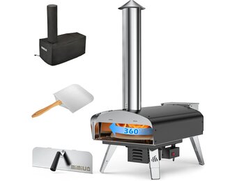Mimiuo Pizzaoven met schep & pizzasteen - 29% korting!