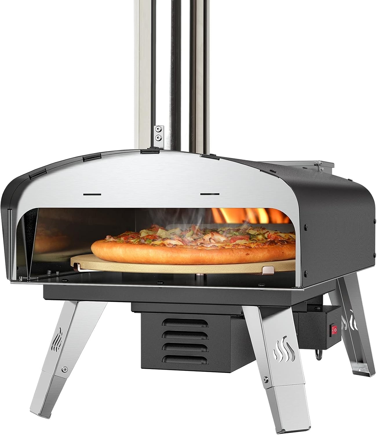 Mimiuo Pizzaoven met schep & pizzasteen - 29% korting!