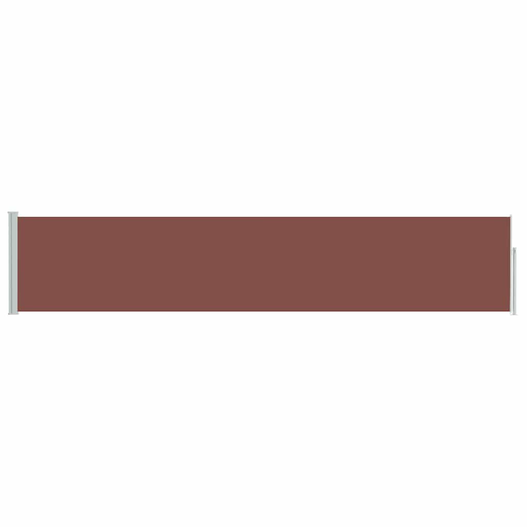 vidaXL Uittrekbaar Tuinscherm 100x500cm Bruin | -59%