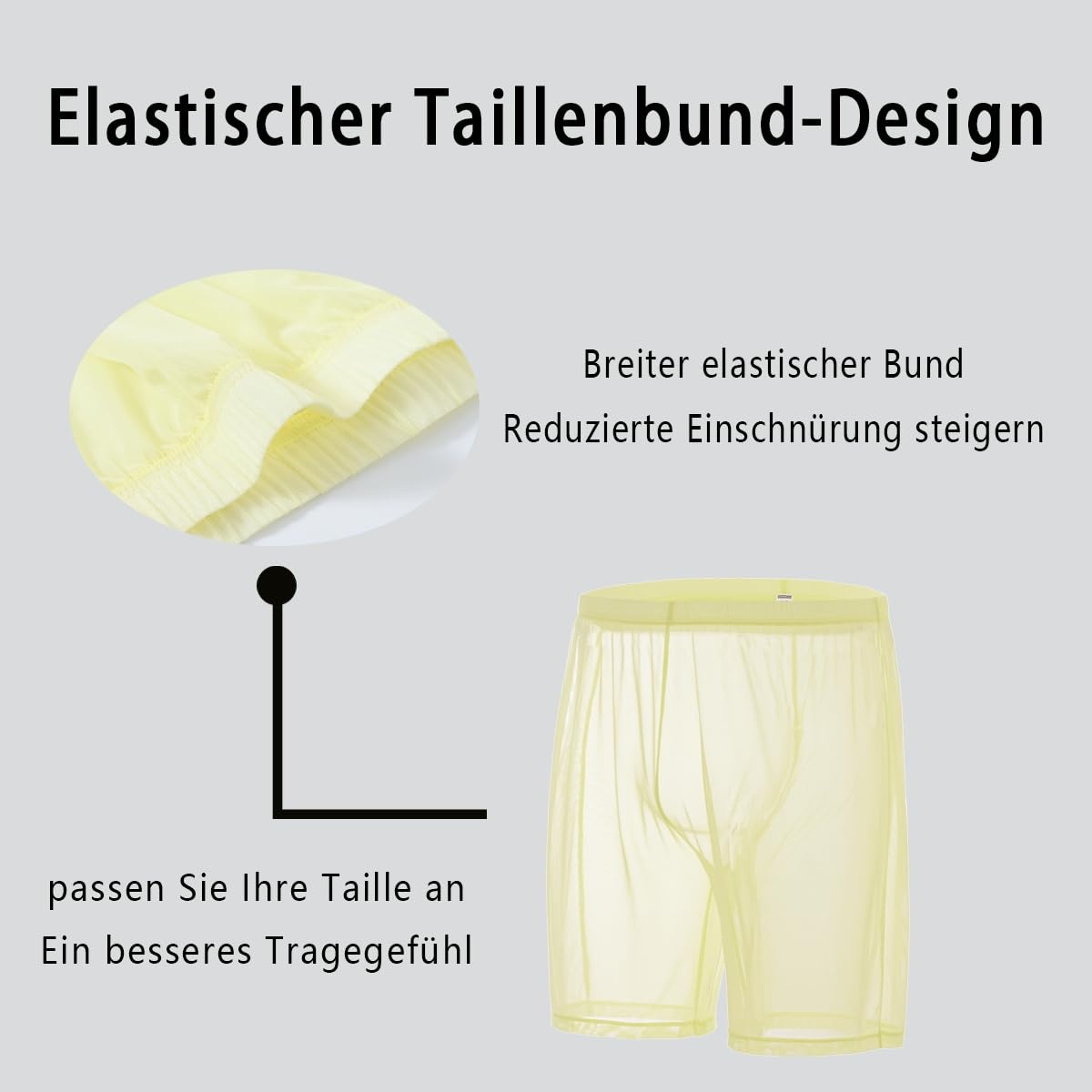 Herenshorts Geel - Zacht & Comfortabel (47% Korting)