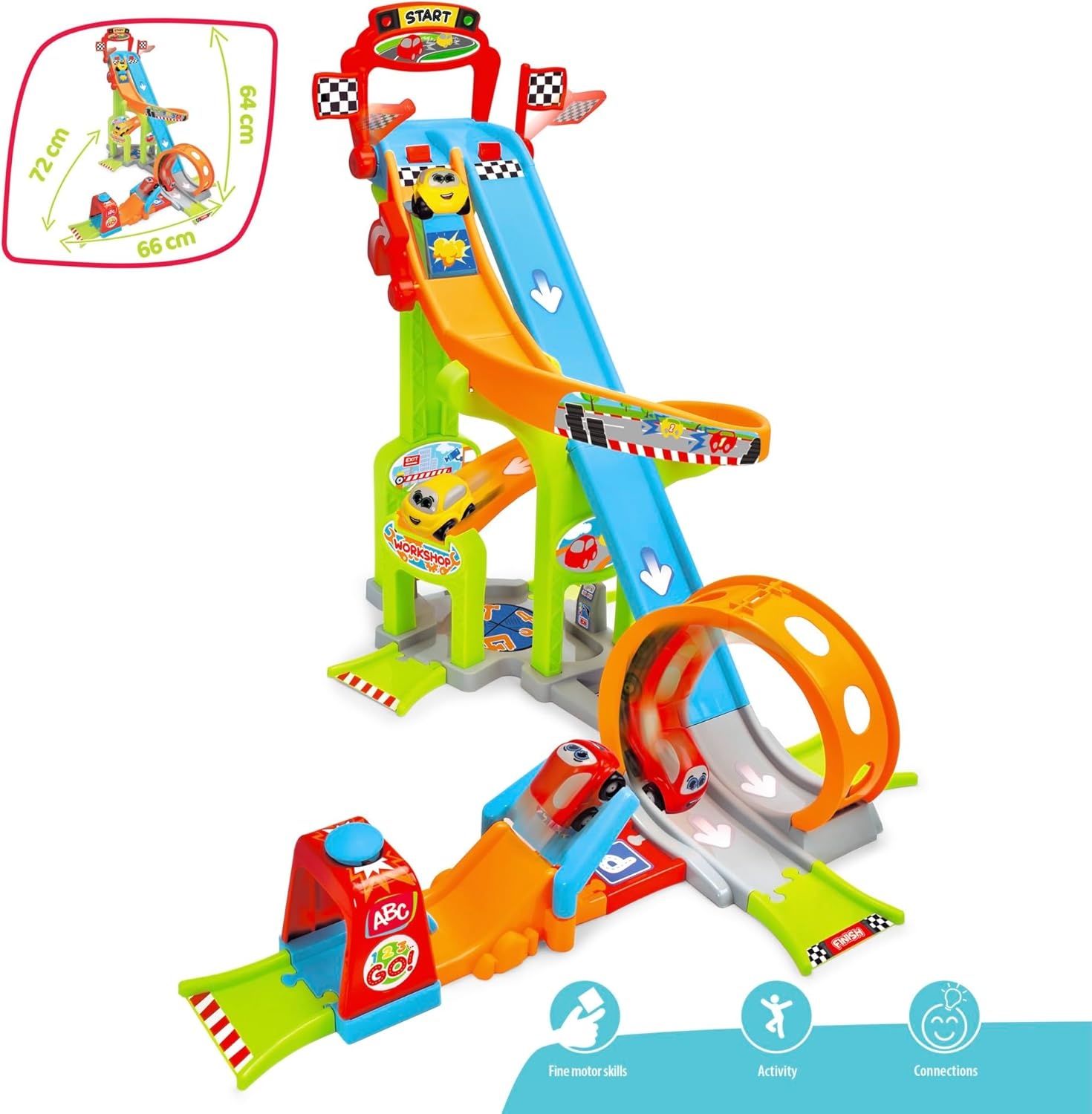 Dickie Toys ABC Racebaan: Jump N Fun Tower (58% korting!)