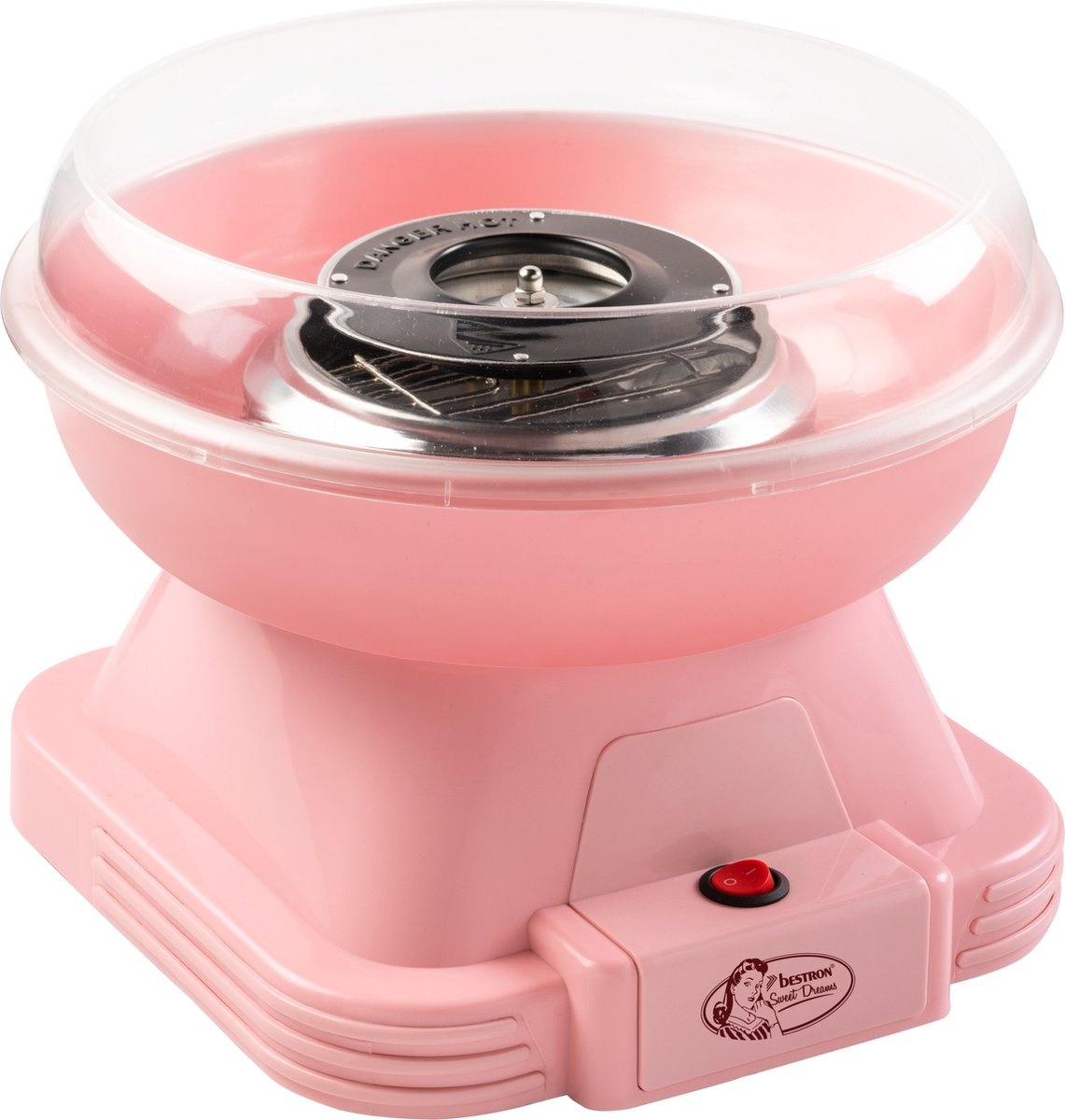 Bestron Suikerspinmachine Roze - 59% Korting - incl. stokjes & lepel