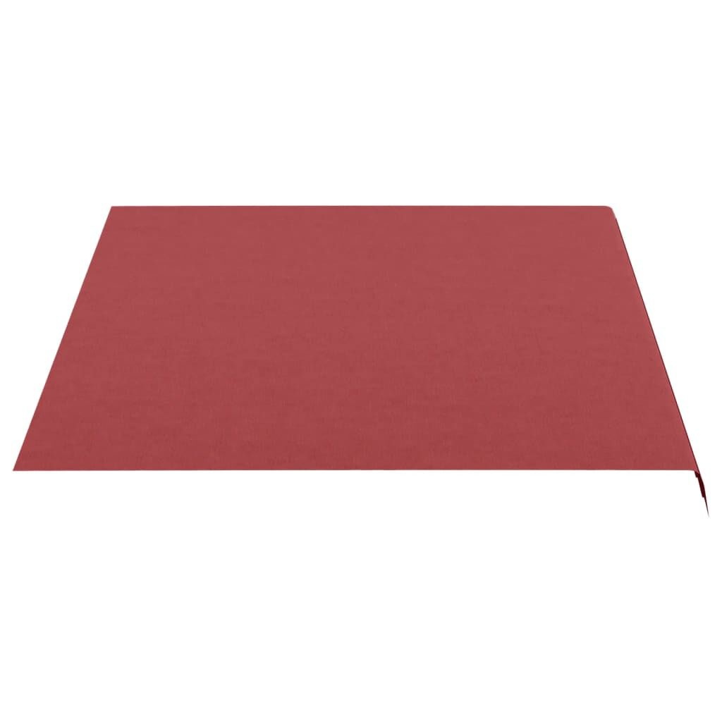 vidaXL Luifel Vervangingsdoek 4x3m Bordeauxrood - 62% Korting