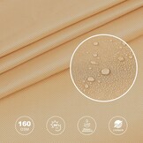 HAIKUS Zonnezeil 3x5m Zand - Waterdicht & UV-beschermend (28% Korting!)