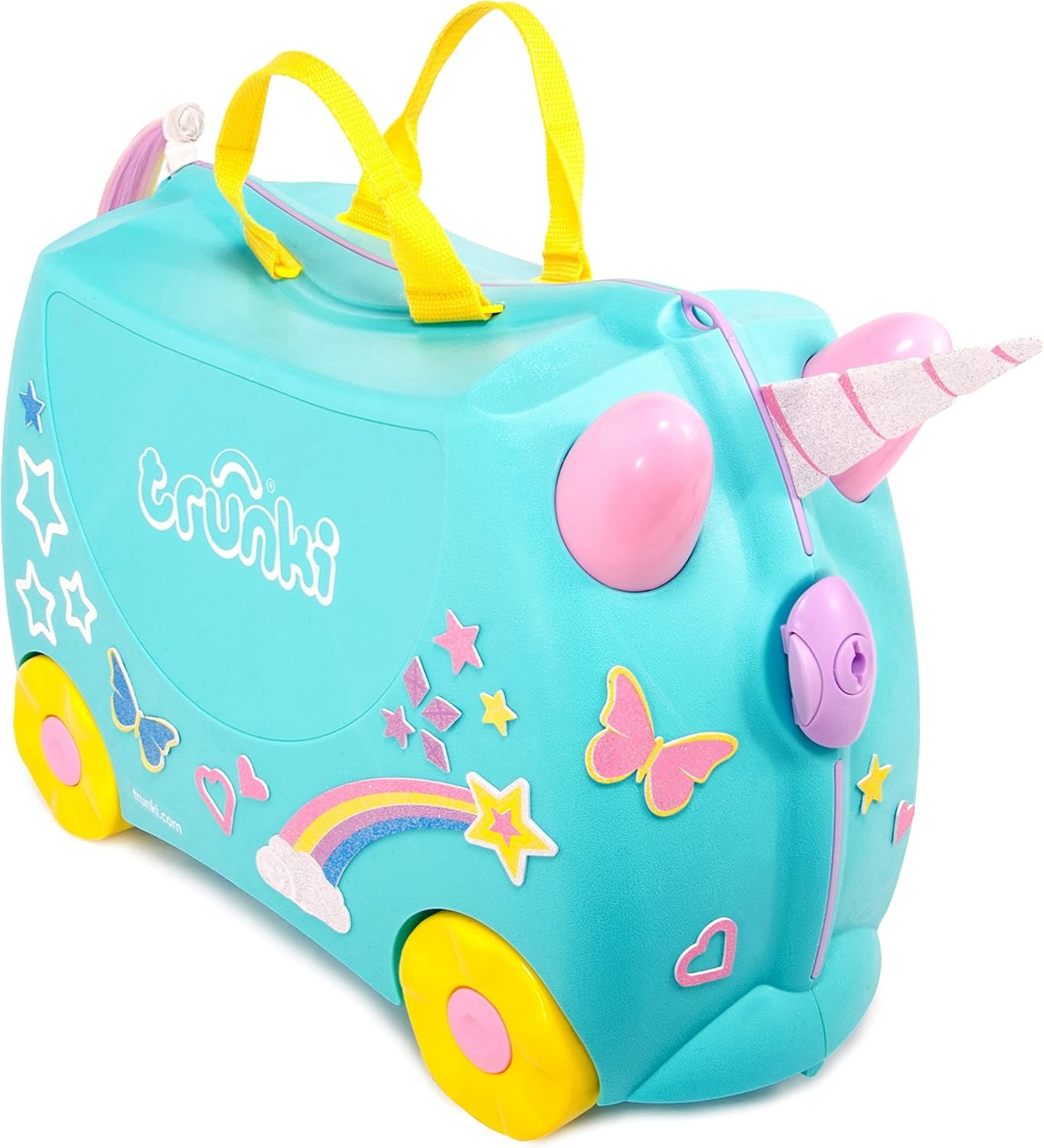Trunki Una Unicorn Reiskoffer Kinderen - Blauw (28% Korting)