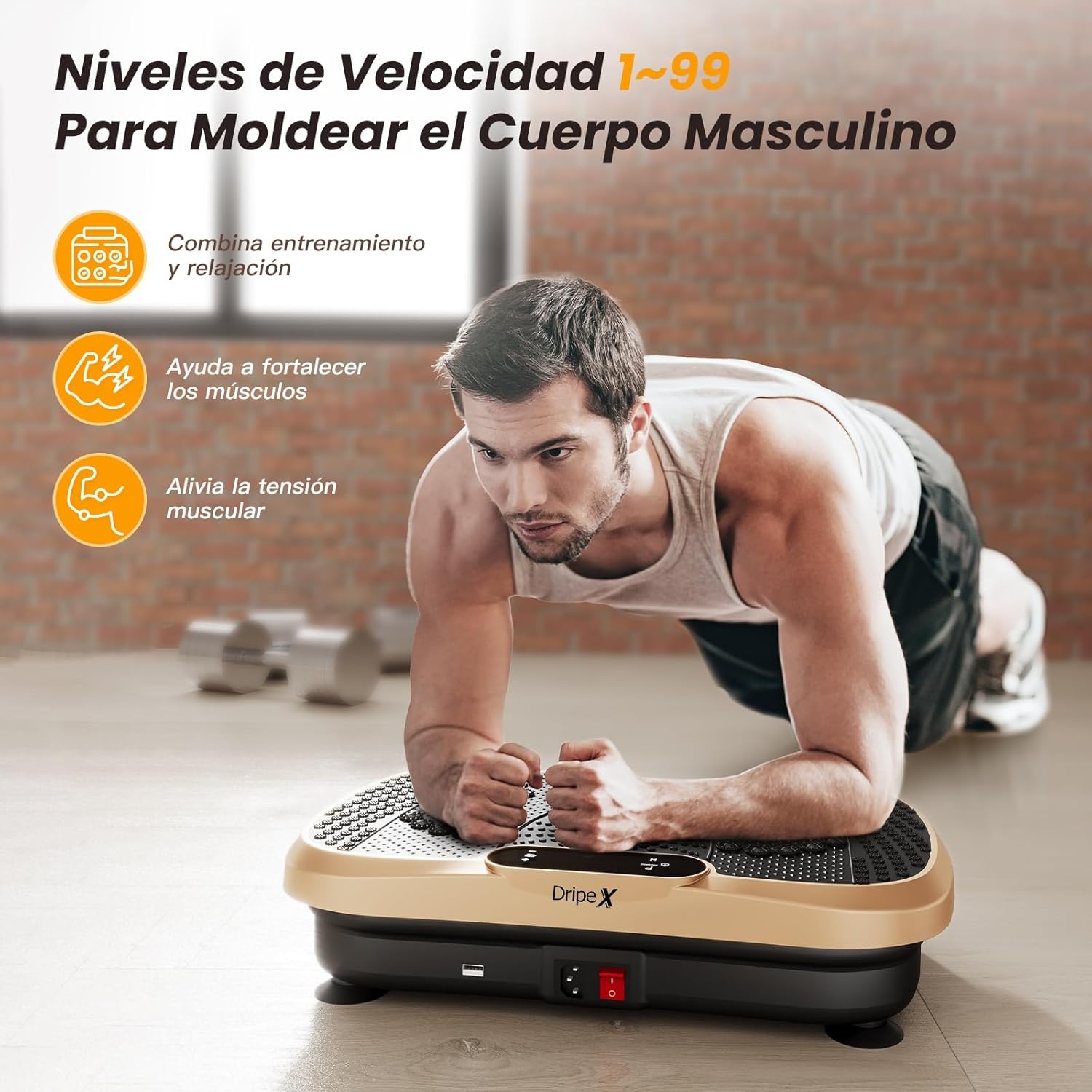 Dripex Vibratieplatform - 28% Korting! 99 standen, Thuis Fitness