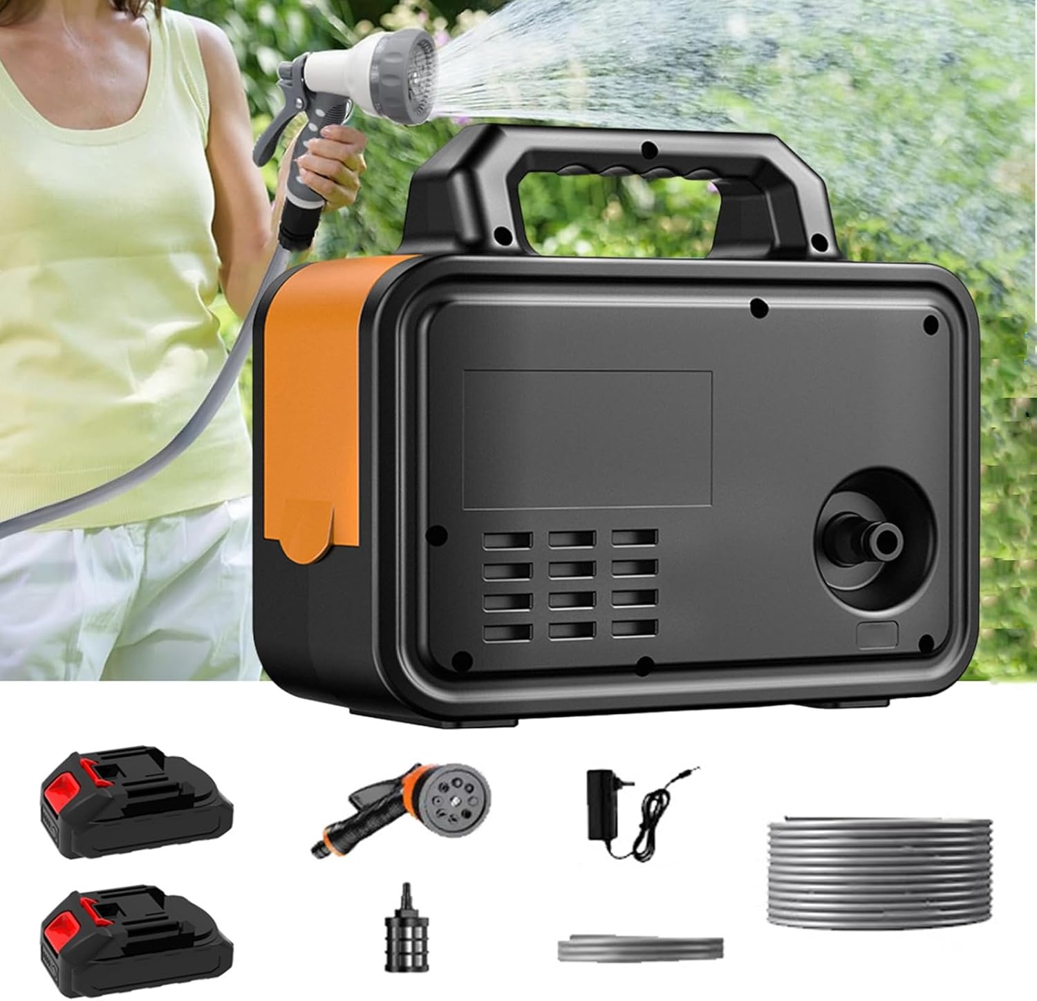 Waterpomp met 2 Accu's - 27% Korting | Draadloos & Draagbaar