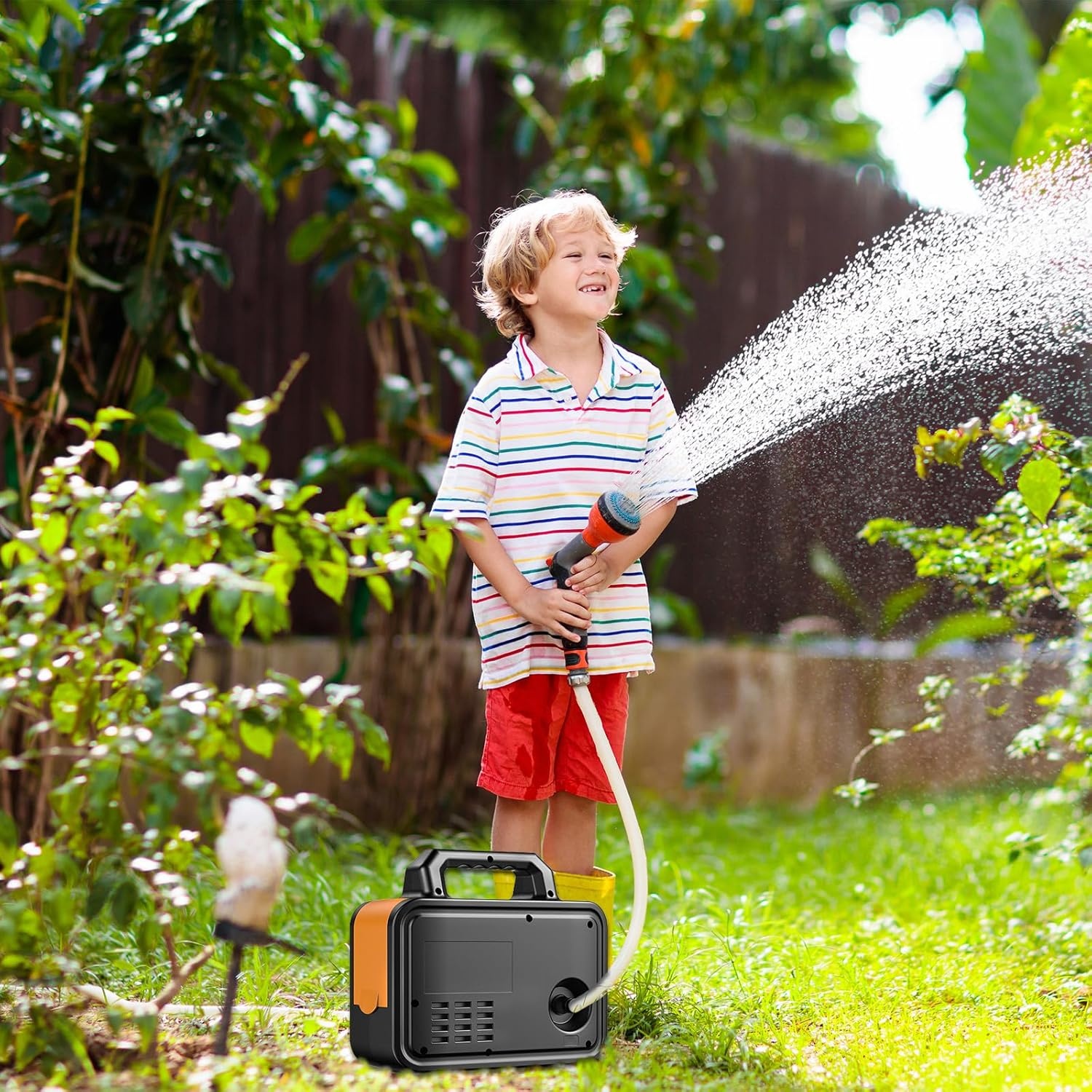 Waterpomp met 2 Accu's - 27% Korting | Draadloos & Draagbaar