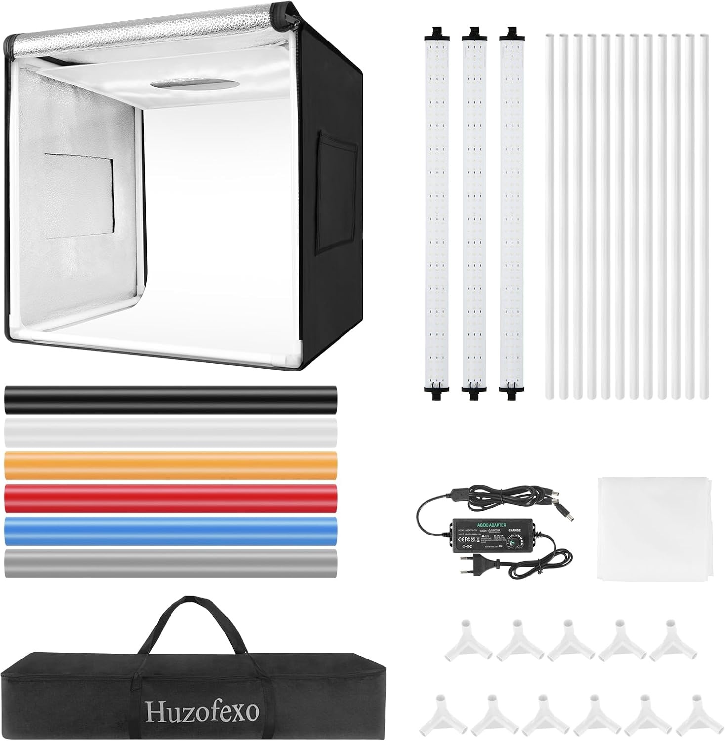 Fotostudio Lichtbox Set 80x80cm | Professioneel | 29% Korting