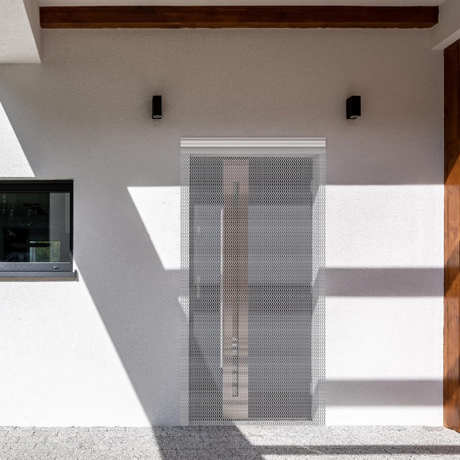 Aluminium Kettinggordijn Zilver 90x200cm - Insectenwering met 28% Korting!