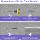 Aluminium Kettinggordijn Zilver 90x200cm - Insectenwering met 28% Korting!