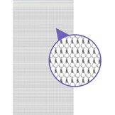 Aluminium Kettinggordijn Zilver 90x200cm - Insectenwering met 28% Korting!