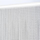 Aluminium Kettinggordijn Zilver 90x200cm - Insectenwering met 28% Korting!