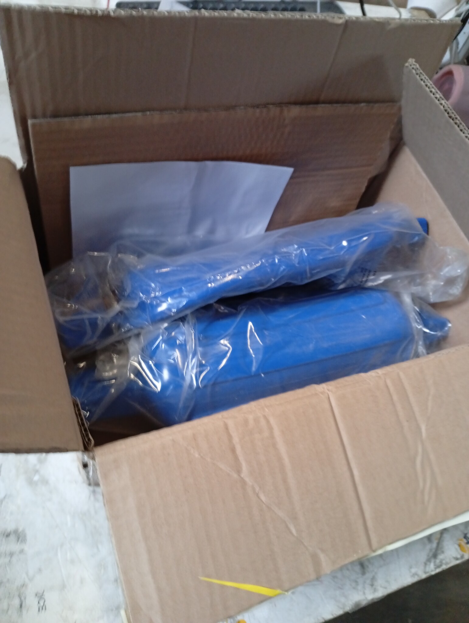 vidaXL Bootstootkussens 4 st 41x11,5 cm PVC Blauw - 76% KORTING!