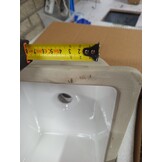 VidaXL Rechthoekige Wastafel Keramiek Wit - 58% Korting!