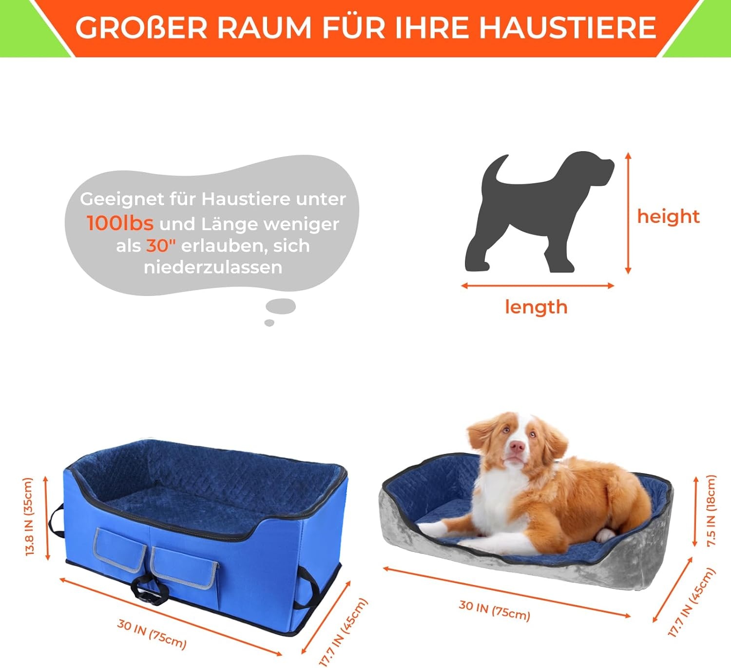 Babenest Hondenautostoel Blauw (Ongebruikt) - Nu met 26% Korting!