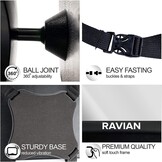 RAVIAN Autospiegel Achterbank - Onbreekbaar, 360° Verstelbaar (17% Korting!)