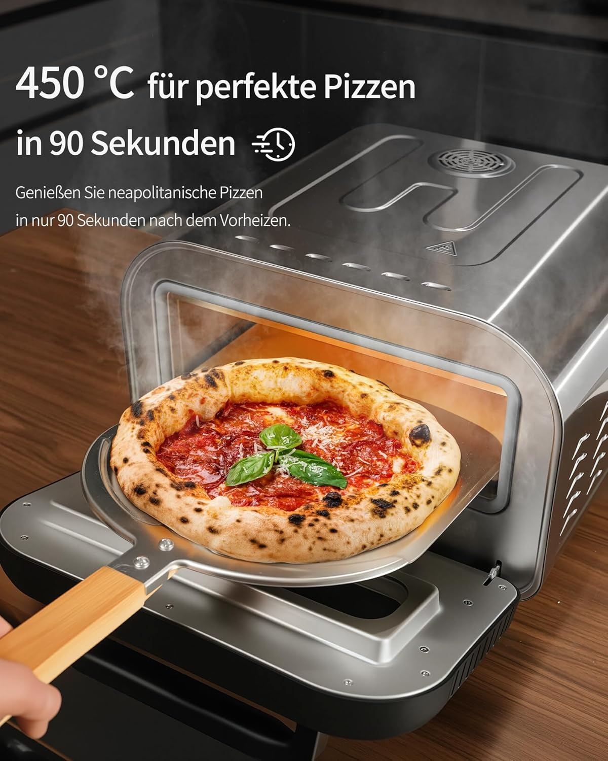 Elektrische Pizzaoven - Tot 450°C & 29% Korting