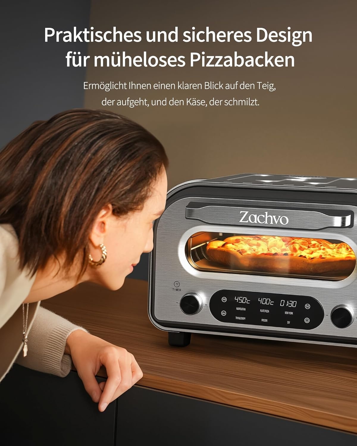 Elektrische Pizzaoven - Tot 450°C & 29% Korting