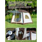 Opblaasbare Campingtent 2-4 persoons - Waterdicht & Eenvoudige Montage (-29%)