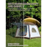 Opblaasbare Campingtent 2-4 persoons - Waterdicht & Eenvoudige Montage (-29%)