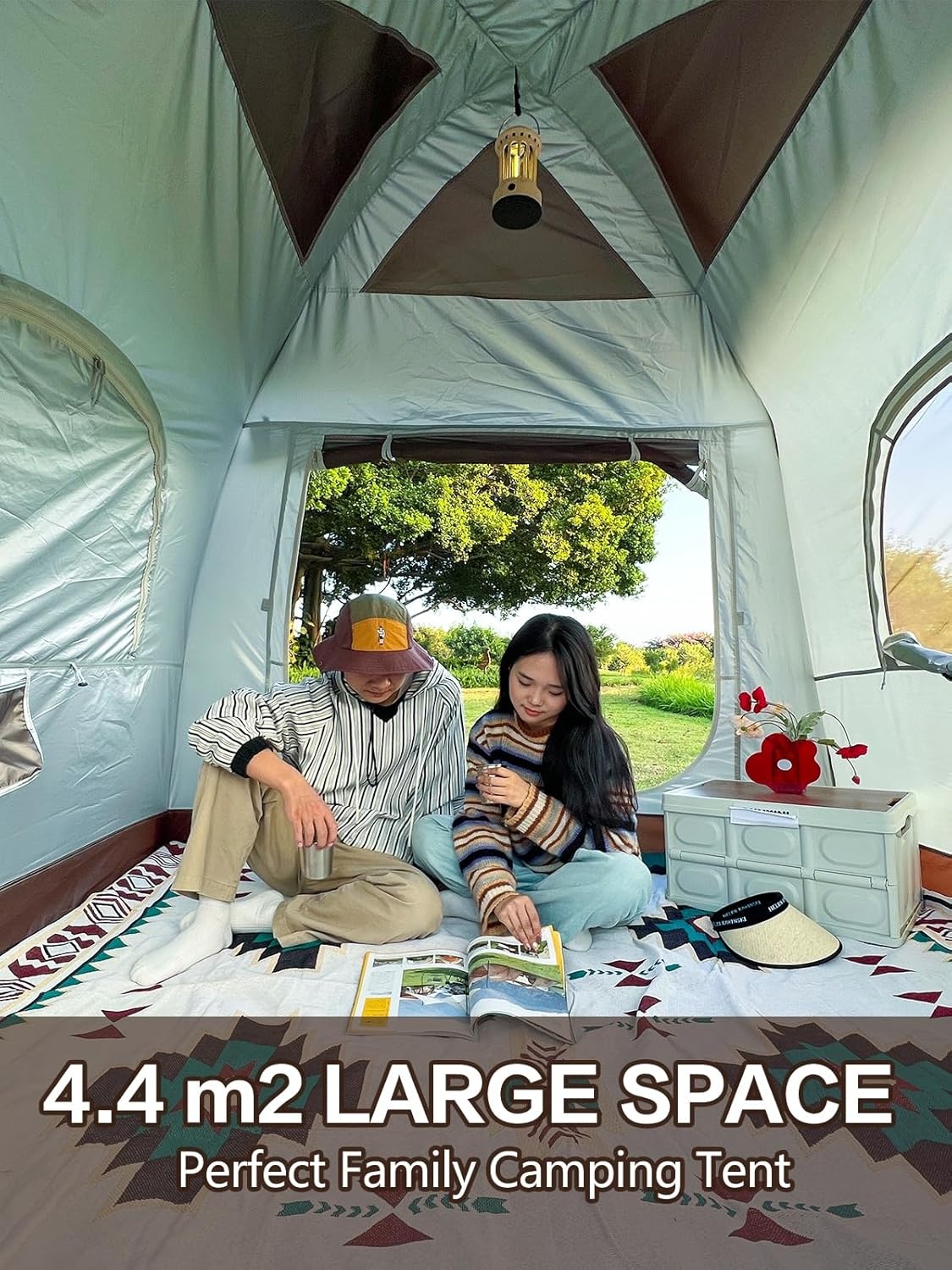 Opblaasbare Campingtent 2-4 persoons - Waterdicht & Eenvoudige Montage (-29%)