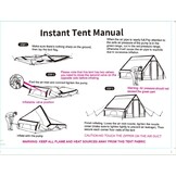 Opblaasbare Campingtent 2-4 persoons - Waterdicht & Eenvoudige Montage (-29%)