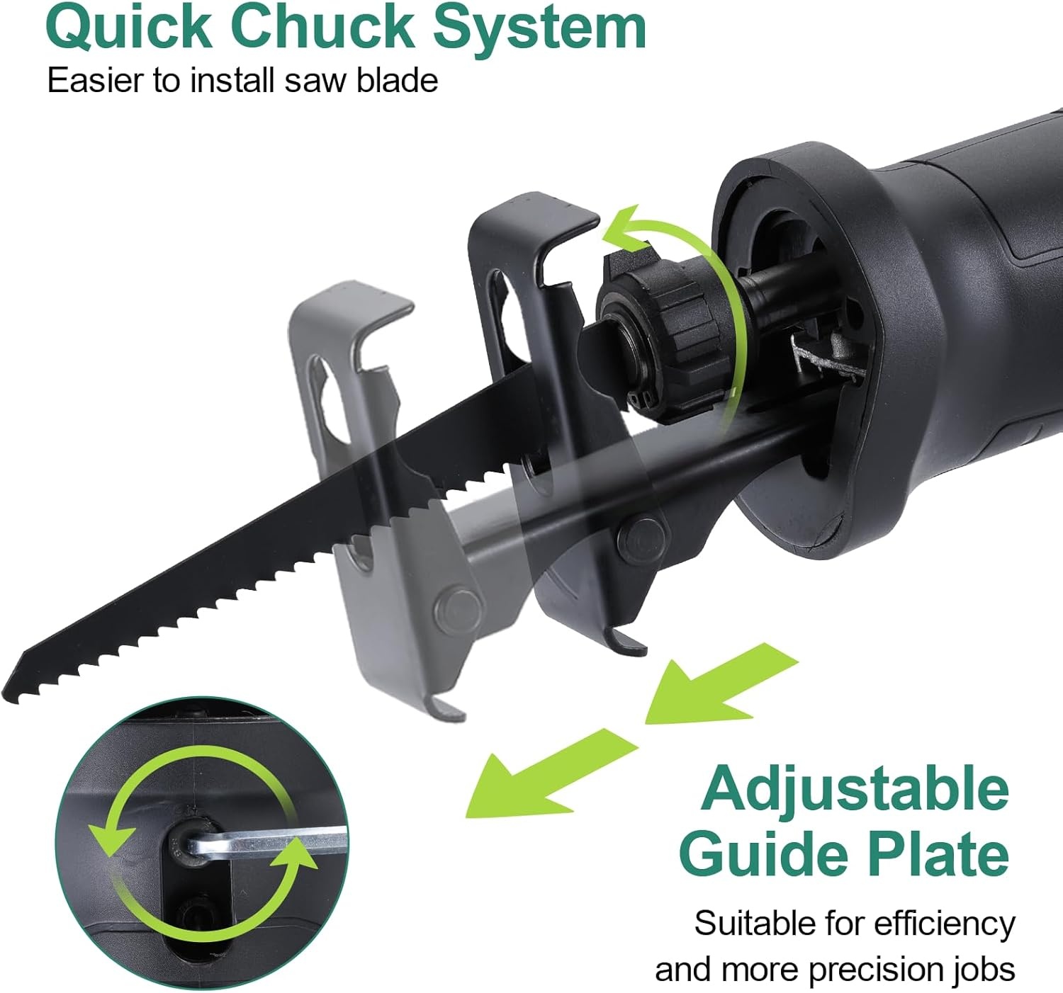 POSENPRO Reciprozaag 710W - 48% Korting | Incl. Zaagbladen
