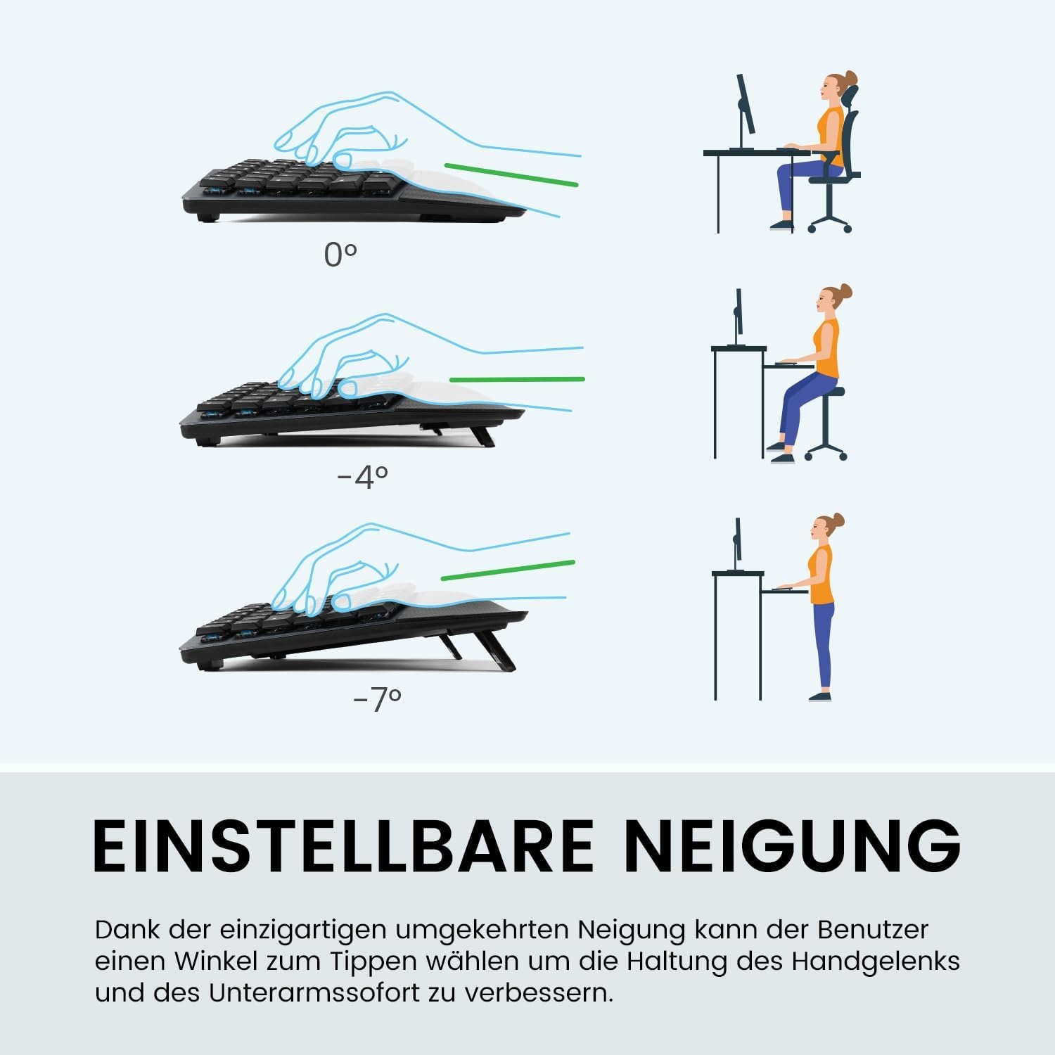 Perixx PERIBOARD-835RD Ergonomisch Mechanisch Toetsenbord - 4% Korting