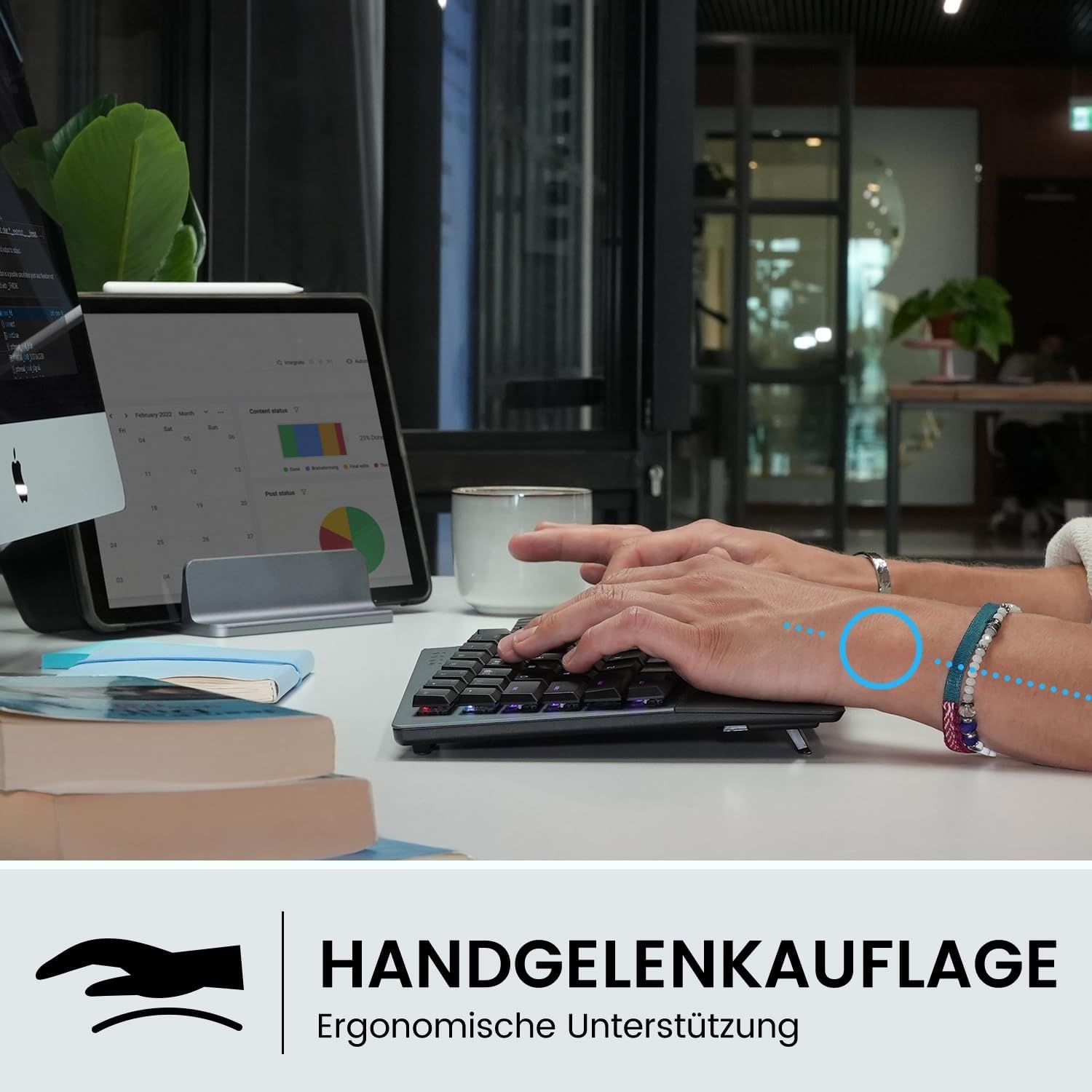 Perixx PERIBOARD-835RD Ergonomisch Mechanisch Toetsenbord - 4% Korting