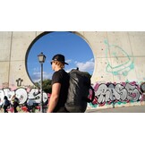 Lamaki Holdall Duffel Backpack Weekender (45-50L) - Zwart - 27% Korting