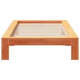 vidaXL Bedframe Grenenhout Wasbruin 100x200 cm - Nu 62% Korting!