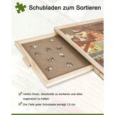 Roterende Puzzelplank met Laden - 1000 Stuks - 27% Korting!
