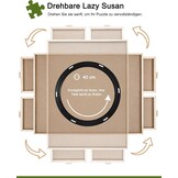 Roterende Puzzelplank met Laden - 1000 Stuks - 27% Korting!