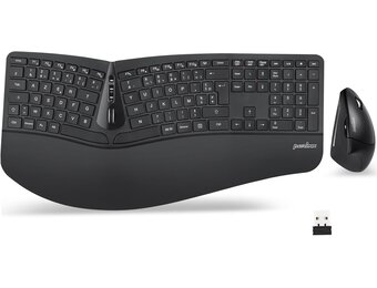 Perixx PERIDUO-605 Ergonomisch AZERTY Combo | Draadloos | 27% Korting