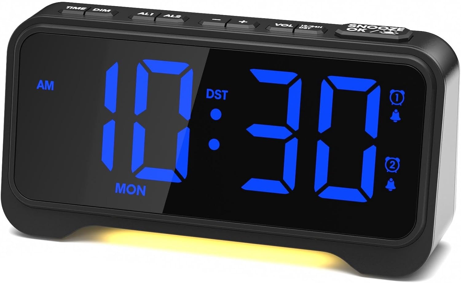 Mesqool Digitale Kinderwekker - Licht, Type-C & USB Oplaadpoort - 23% Korting!