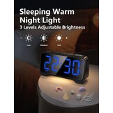 Mesqool Digitale Kinderwekker - Licht, Type-C & USB Oplaadpoort - 23% Korting!