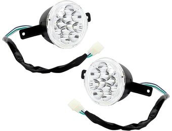 2x Motorfiets LED Koplamp 12V - Ongebruikt met 19% Korting!