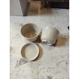 2x Plantenpotten met Schotel - 15cm - 49% Korting!