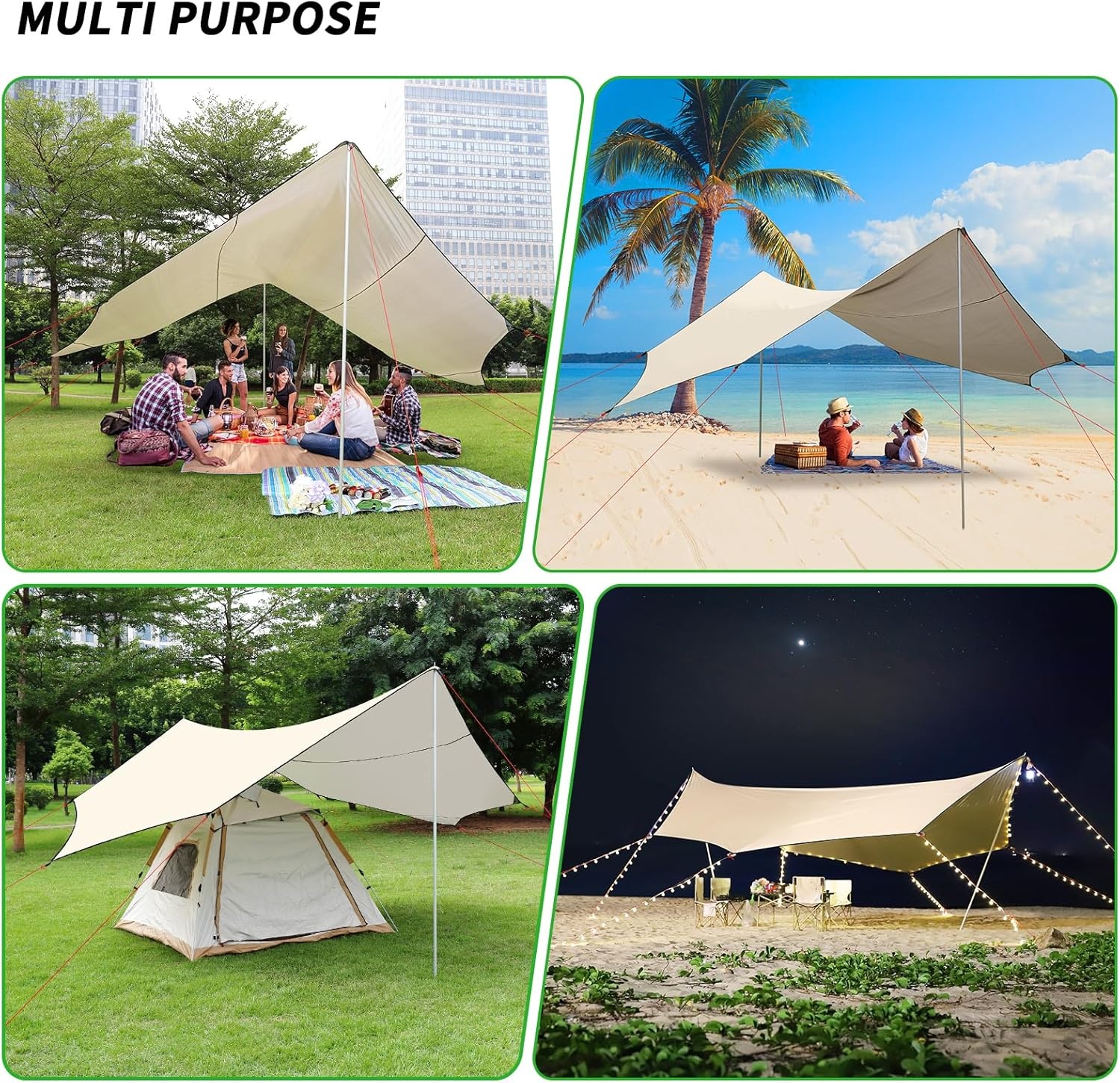 Waterdichte Outdoortent & Overkapping | 28% Korting