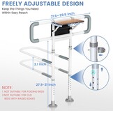 Mixoo Bedrails: 27% Korting! Verstelbaar & Inklapbaar Bureau