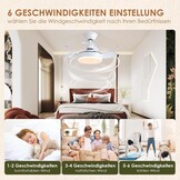 Geretourneerde Plafondventilator met Licht & Afstandsbediening - 60cm - 27% Korting